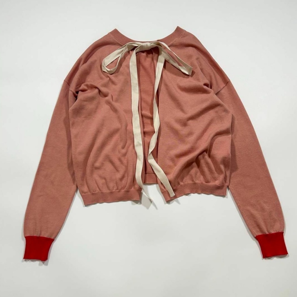 MARNI pink reversible cardigan size 40